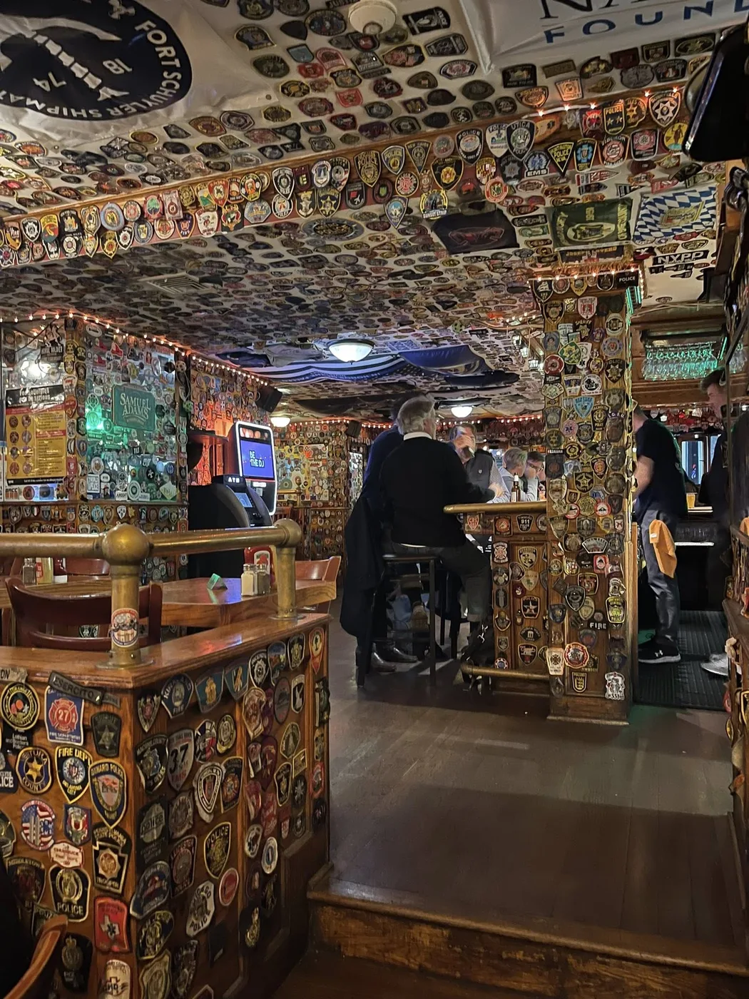 Interior — patches covering every surface